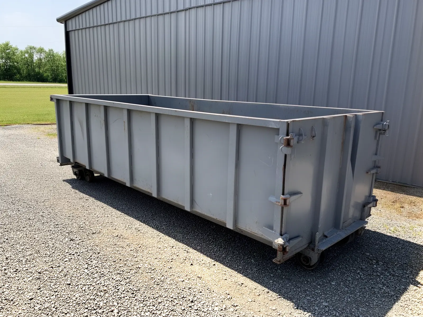 Roll-off dumpster from Jackson Heavy Duty Dumpster Rental in Jackson, MS